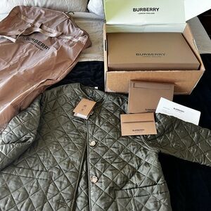 Brand new with tags Burberry Diamond quilted jacket